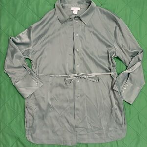 House of Harlow 1960 Women’s Oversized Shirt/Dress Long Sleeve Size L